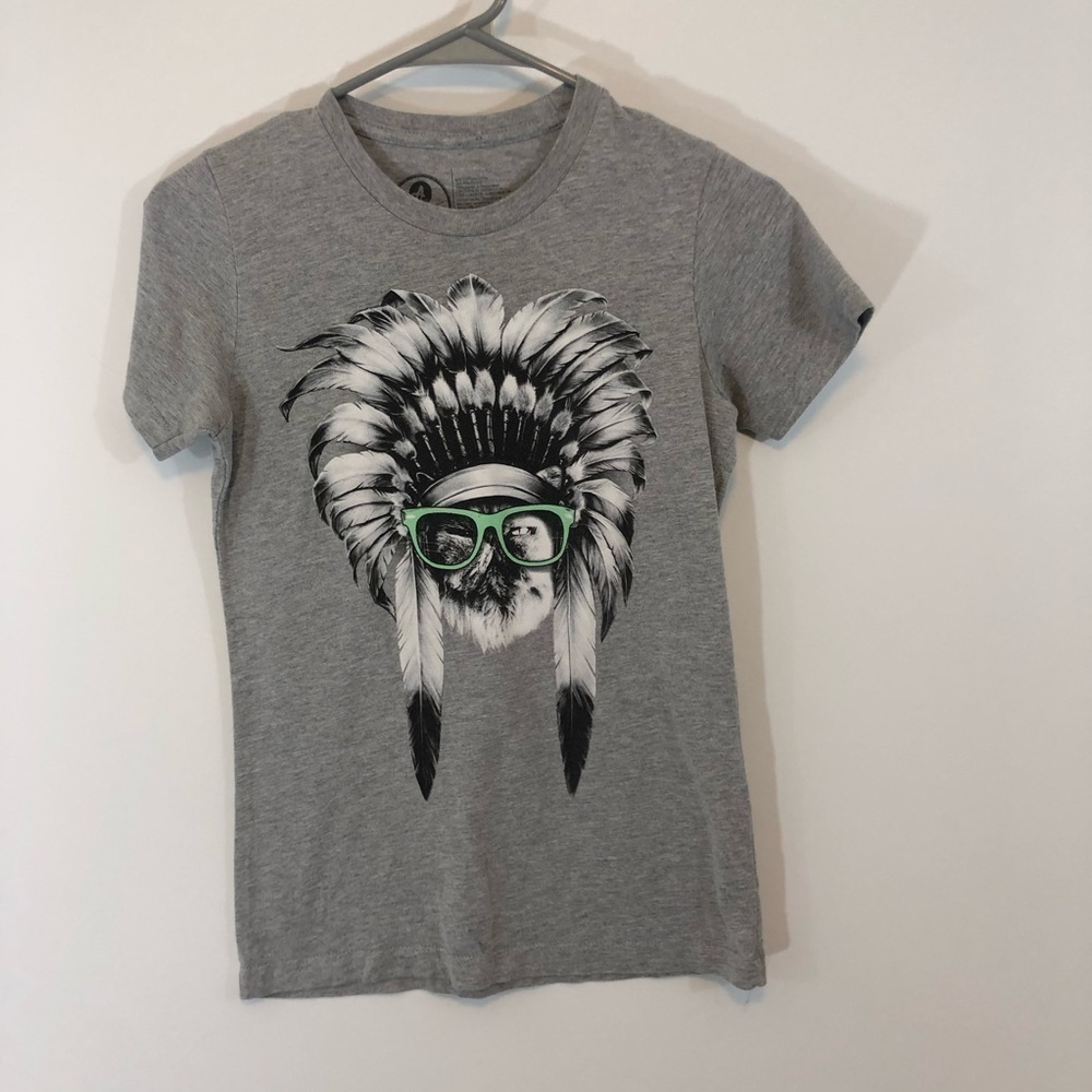 𝅺get Wild Cat Graphic T-Shirt Sz XS
